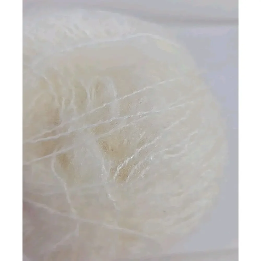 Hamanaka Knitting Yarn Exceed Mohair Wool Color #1‎ Lot B White Lot of 10 U325